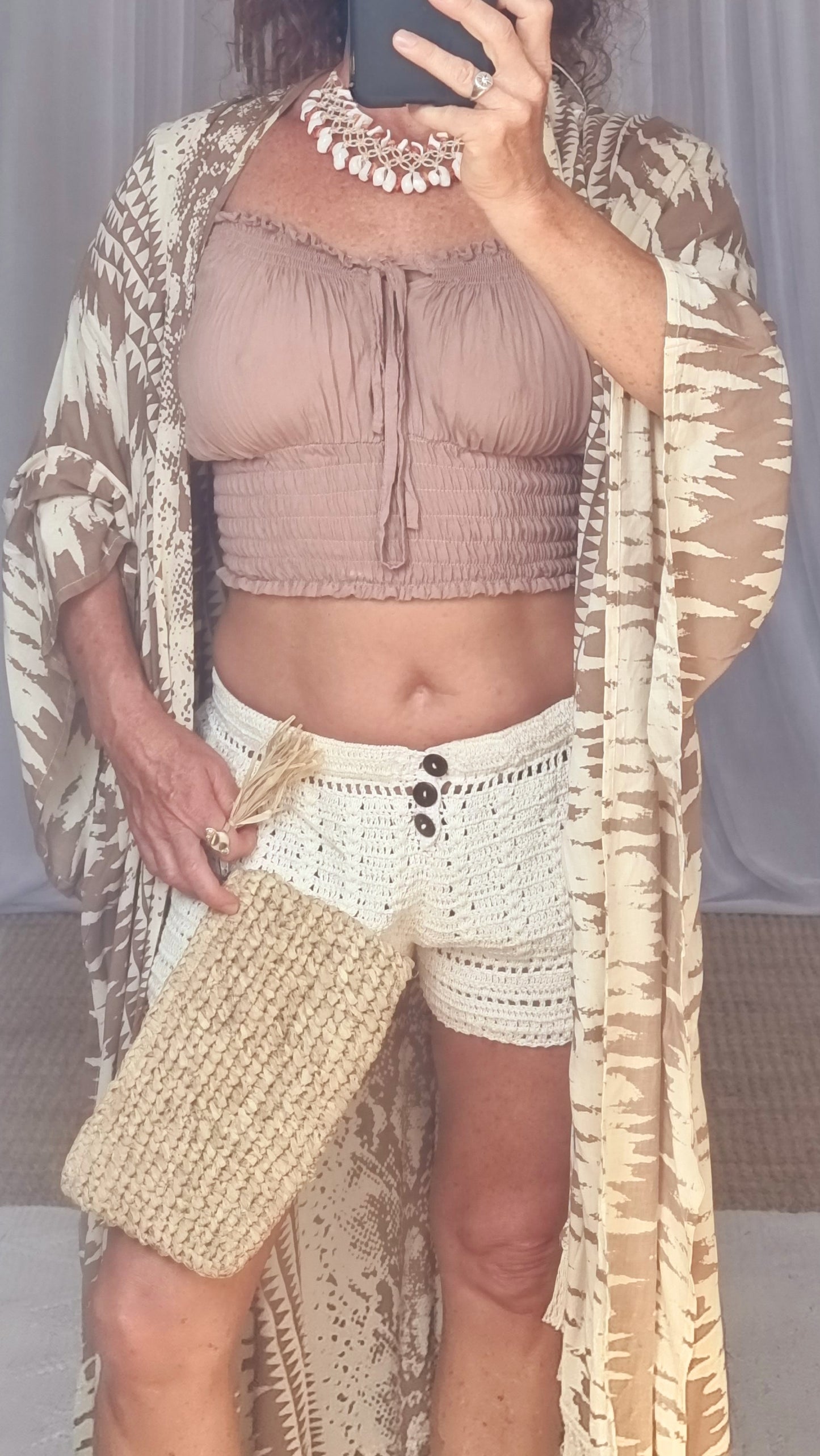 Cardigan Batik Beach