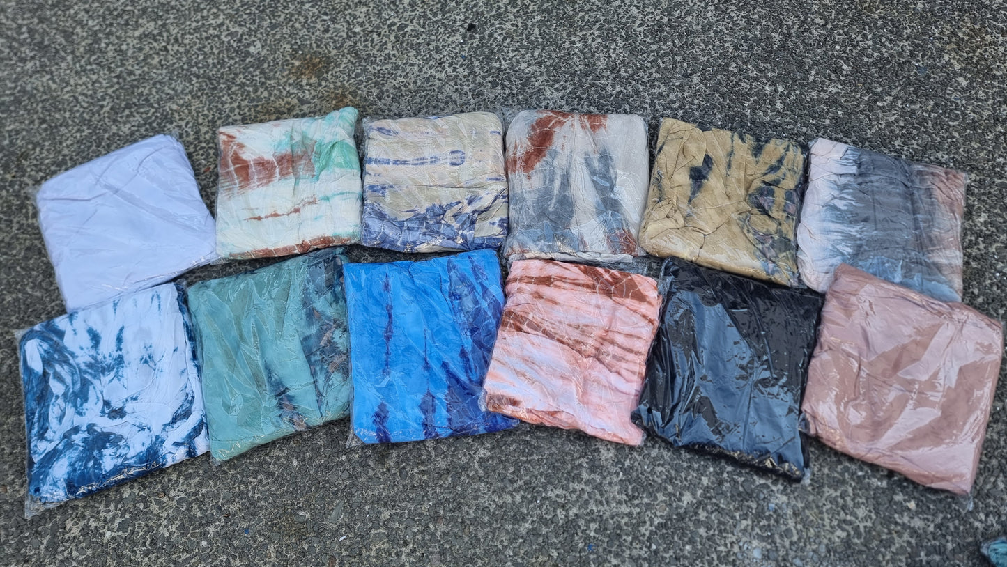 Overalls Oversized in 12 Tie-dye Colors