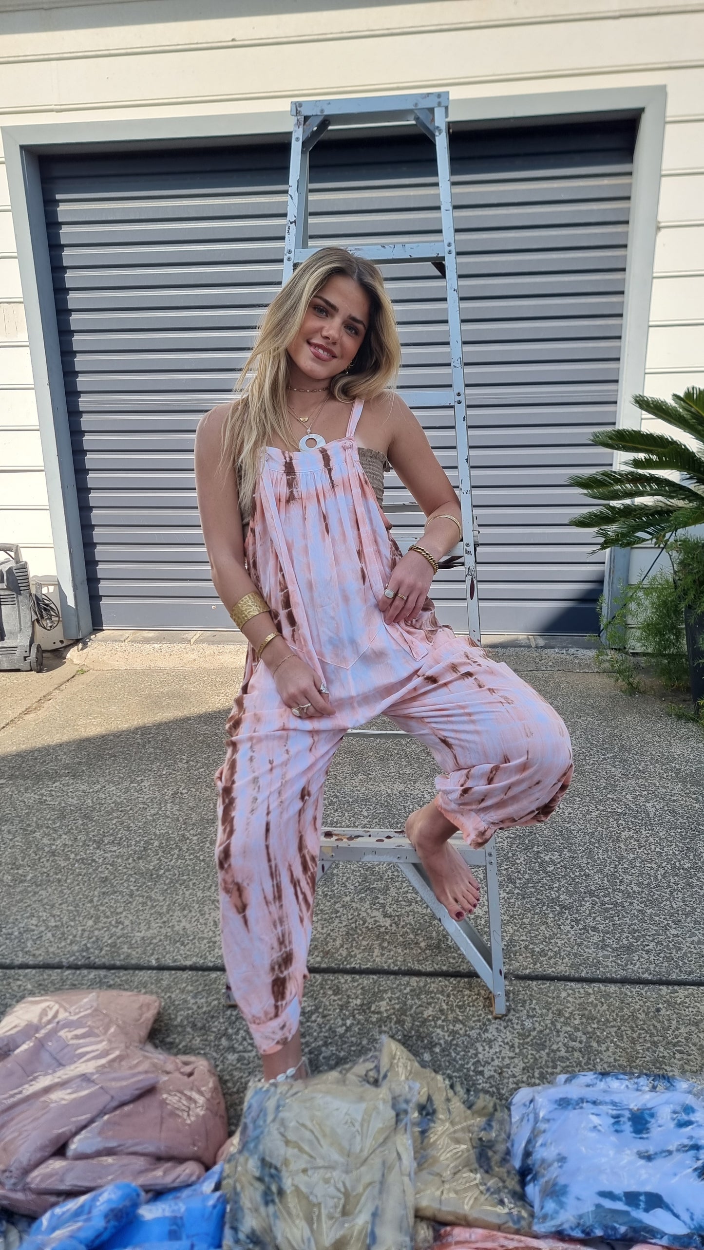 Overalls Oversized in 12 Tie-dye Colors