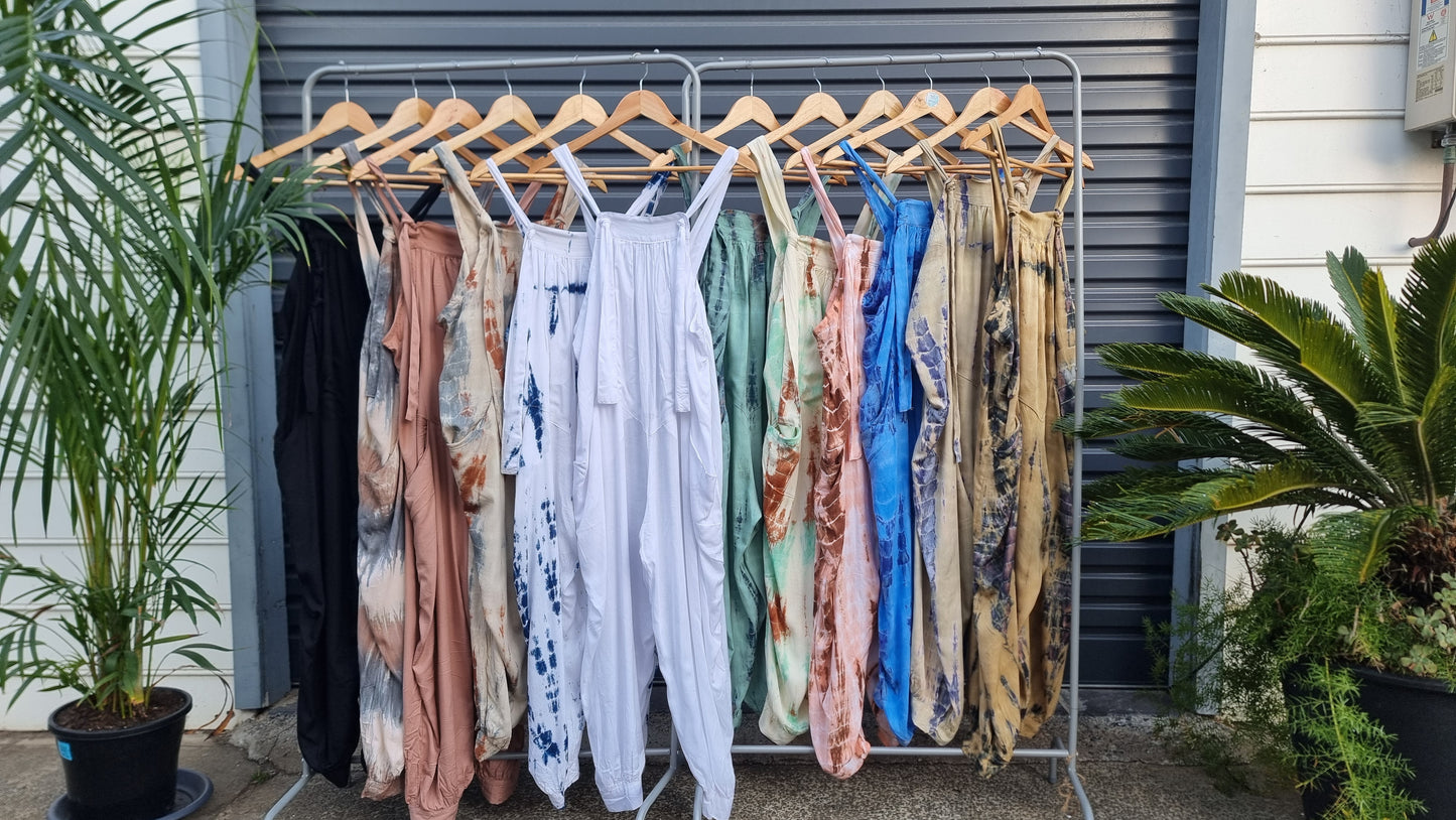Overalls Oversized in 12 Tie-dye Colors
