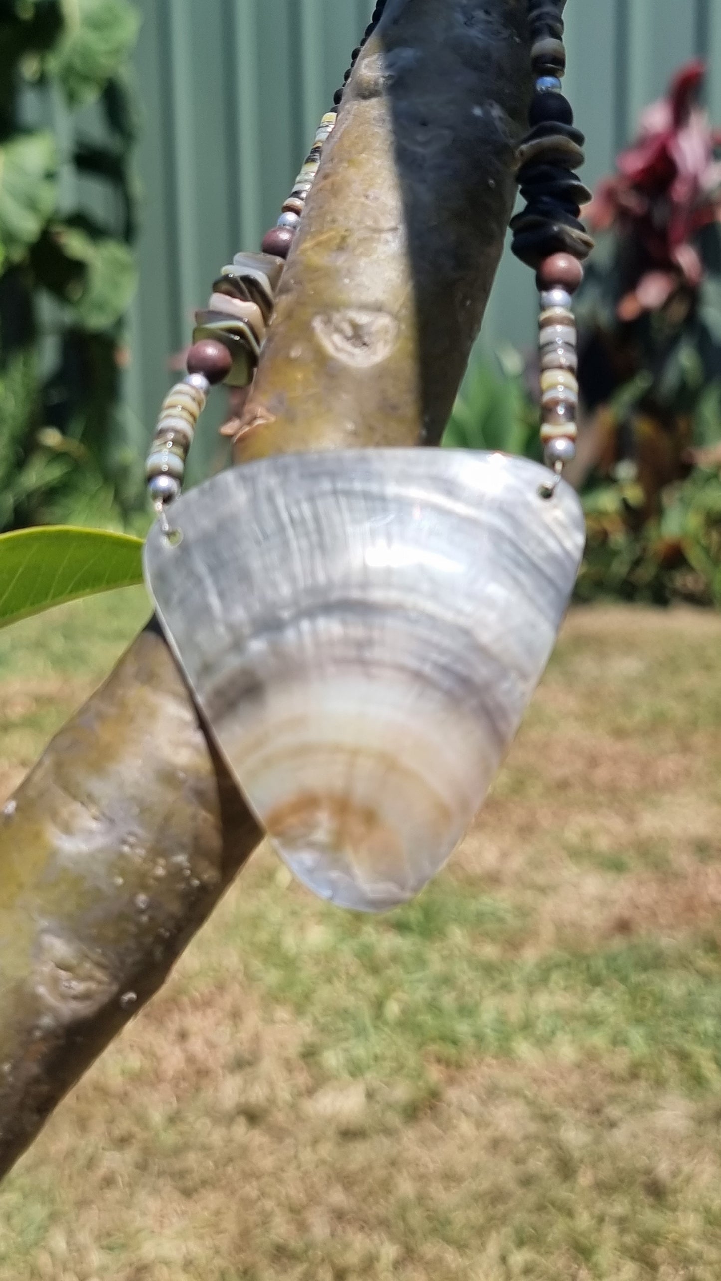 Necklace 013 Black lip Pearl Shell