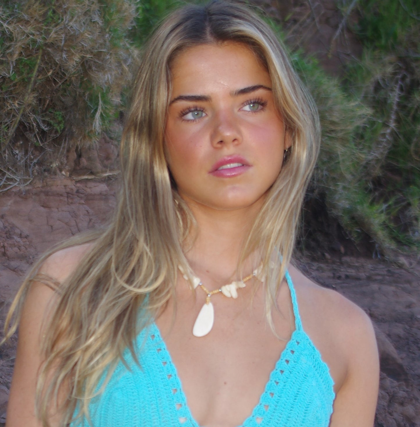 Necklace 017 Bone and Wood