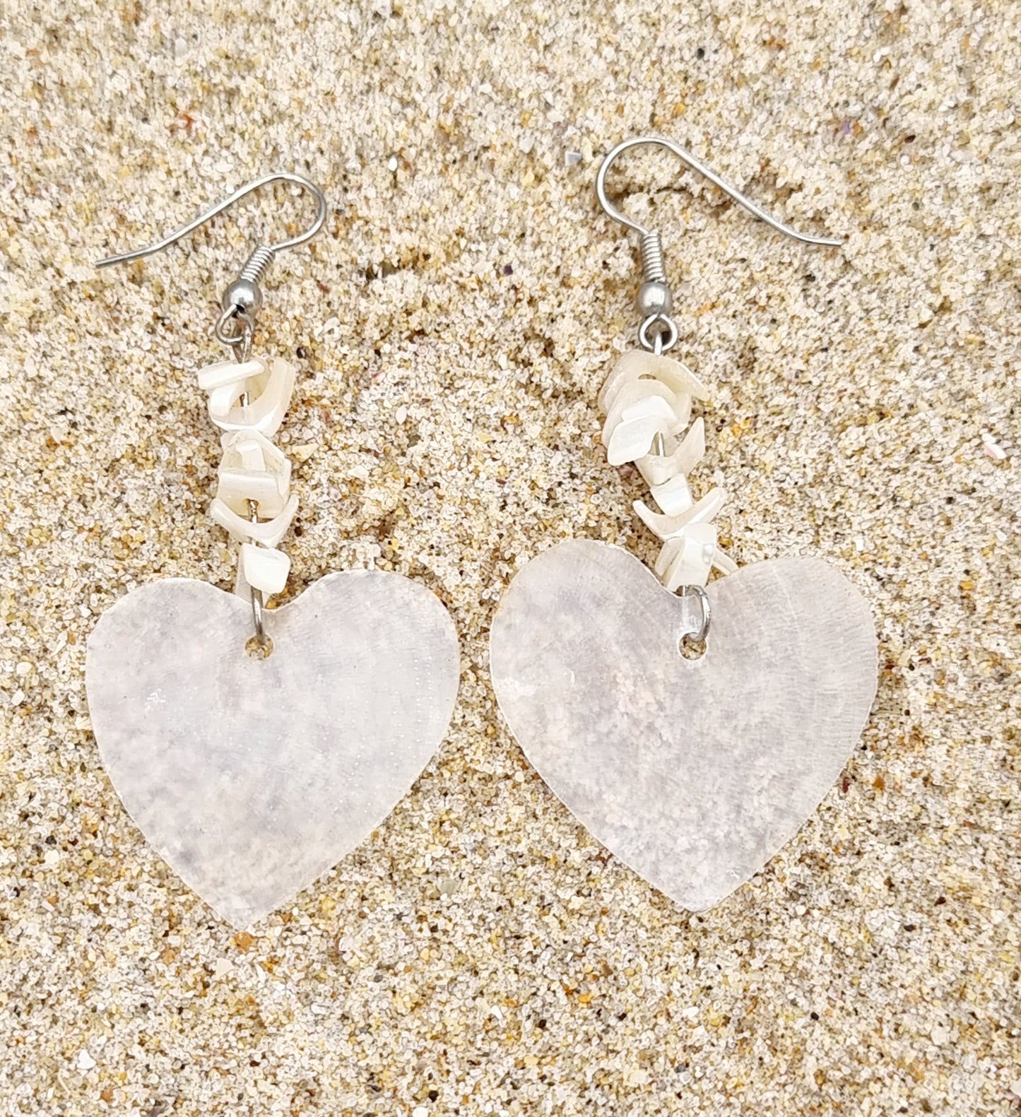 Earring Shell Heart 57