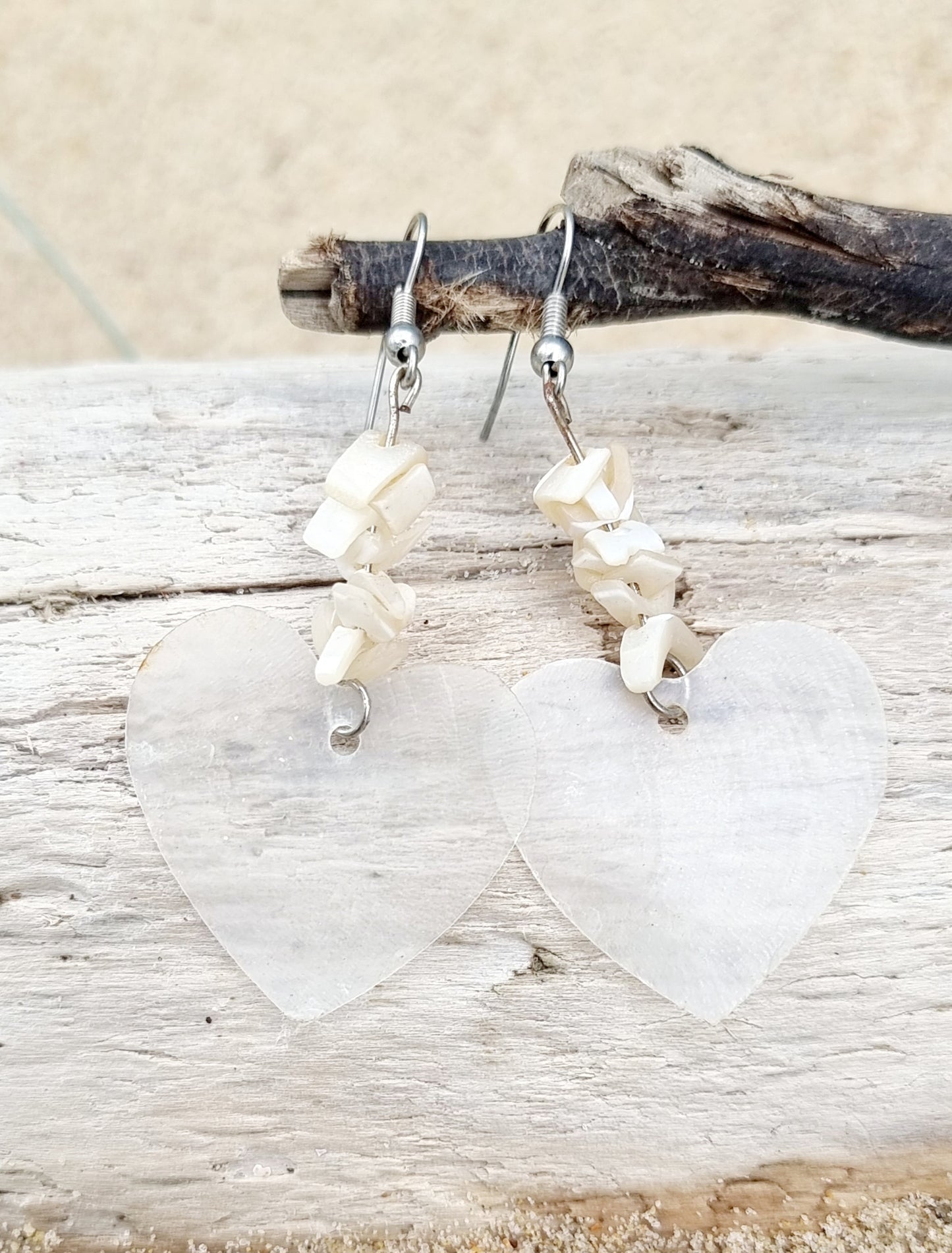 Earring Shell Heart 57