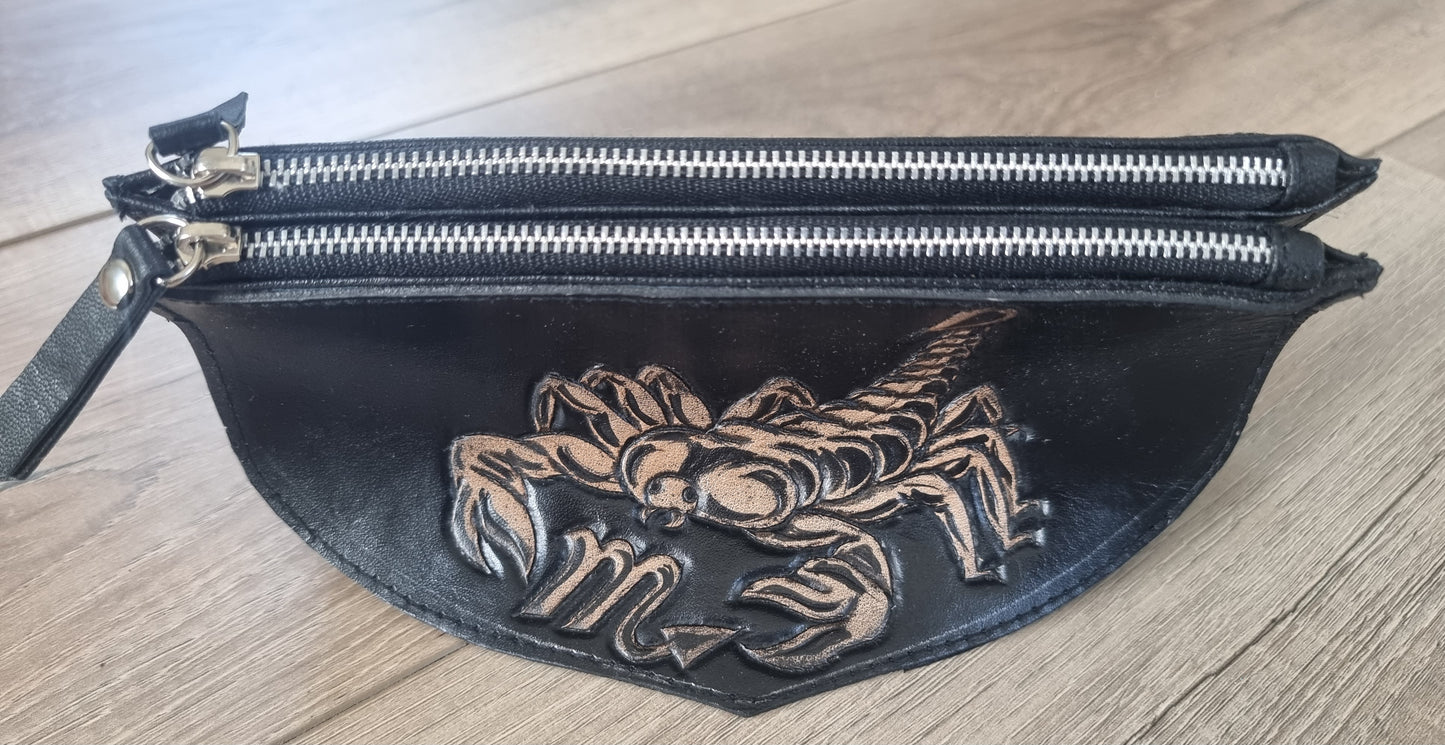 Leather Purse Scorpio